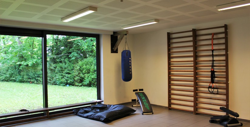 fitnessruimte voor leegroepen van OBC
