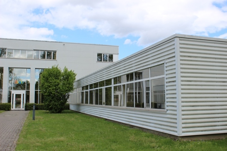 Buitenkant van het oriëntatiecentrum