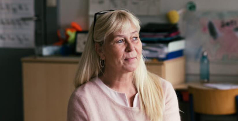 School Met Drie Schillen Klasse