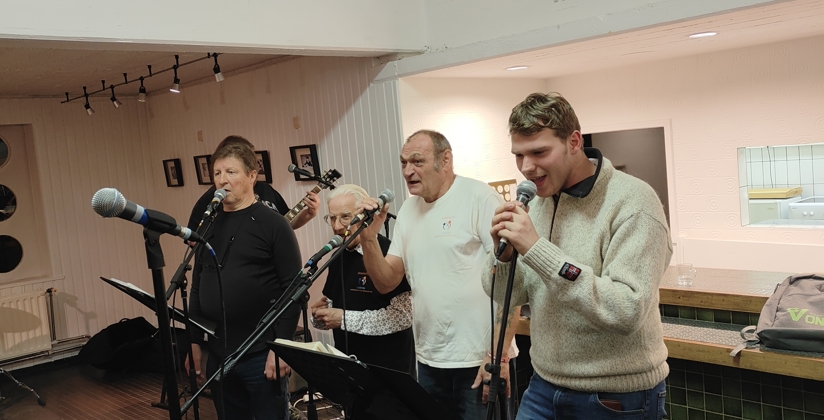 Repetitie De Vreemde Vogels Leo, Ward, Wilfried En Daniël