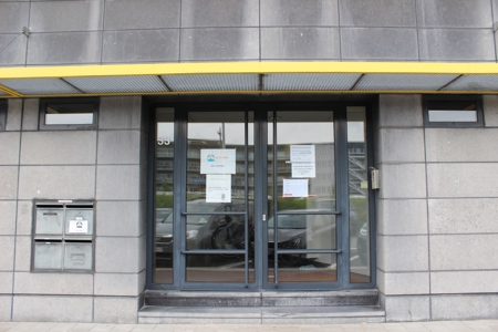 Buitenkant ingang van huis Luchtbal