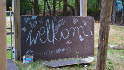 Artikelfoto: Krijtbord met welkom 