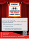 Flyer toneelwerking vrijwilligers