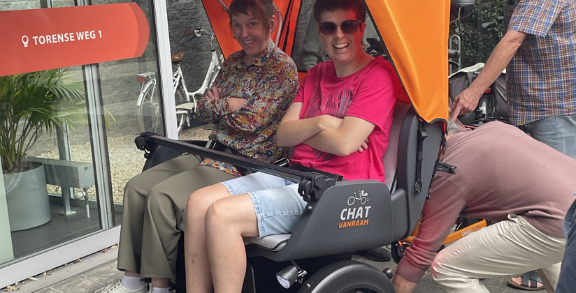 Riksha zorgfiets testrit - steun ons 2025